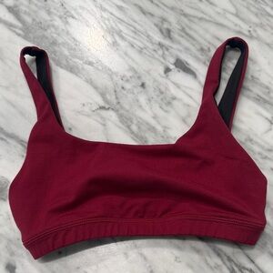 Fleo Burgundy Sports Bra